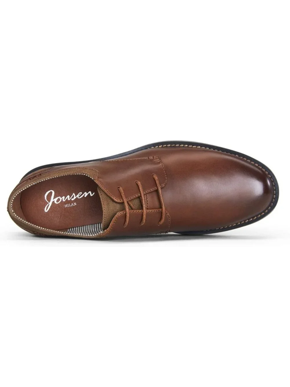 Men's Dark Brown Faux Leather Casual Dress Shoes Retro Business Classic